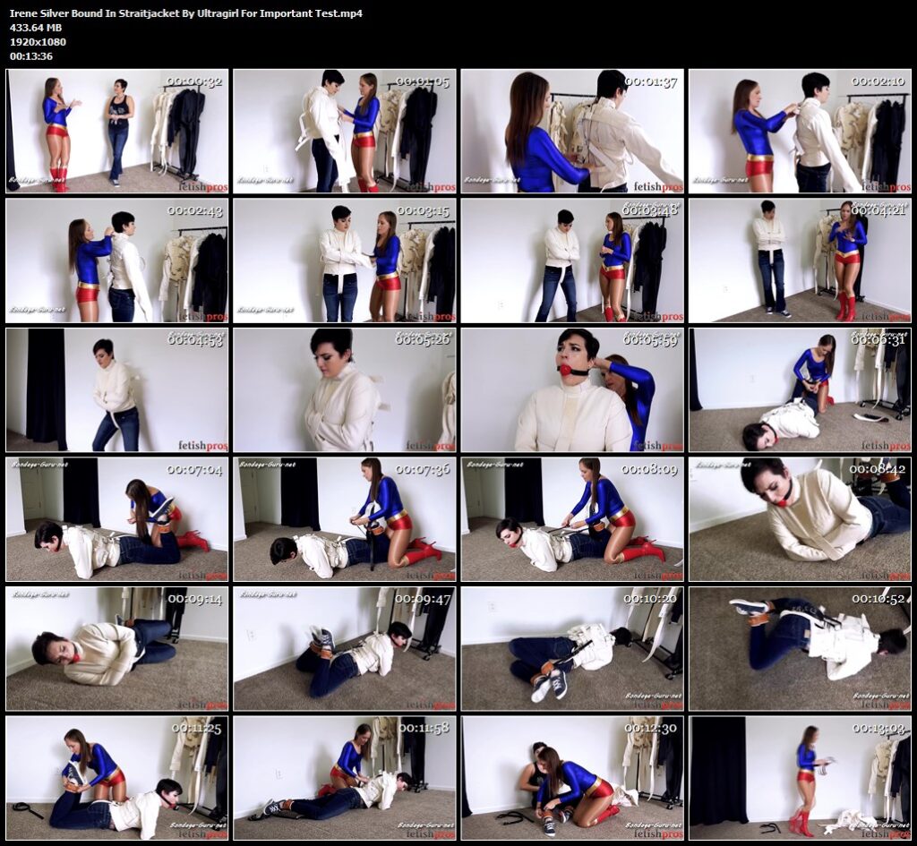IRENE SILVER BOUND IN STRAITJACKET BY ULTRAGIRL FOR IMPORTANT TEST.mp4