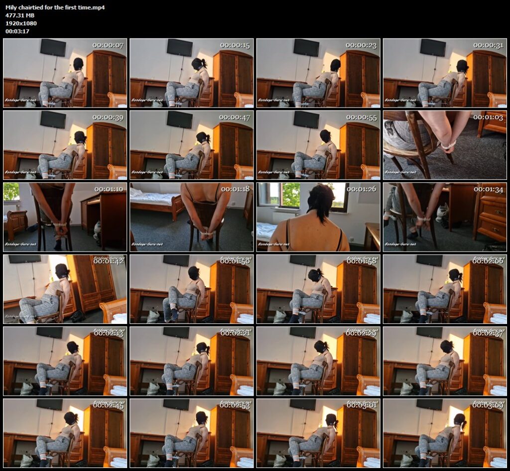 Mily chairtied for the first time.mp4