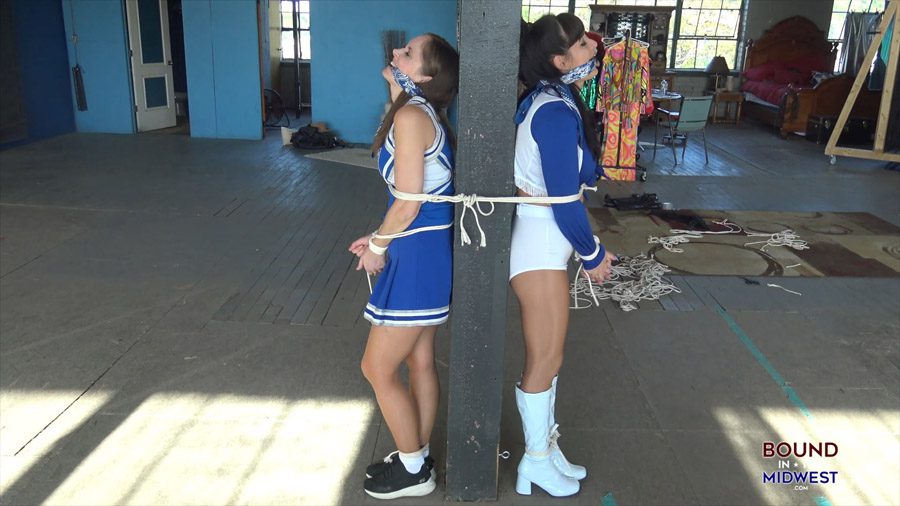 Rival Cheerleaders Tied up With Rachel Adams And Lilmizzunique HD