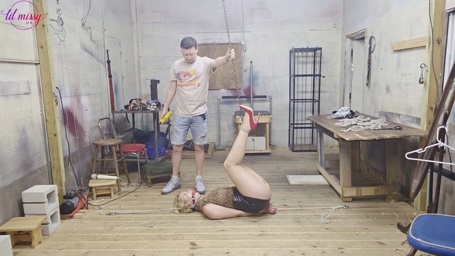 Lil Missy Uk in Winched Upside Down And Vibed In The Lair
