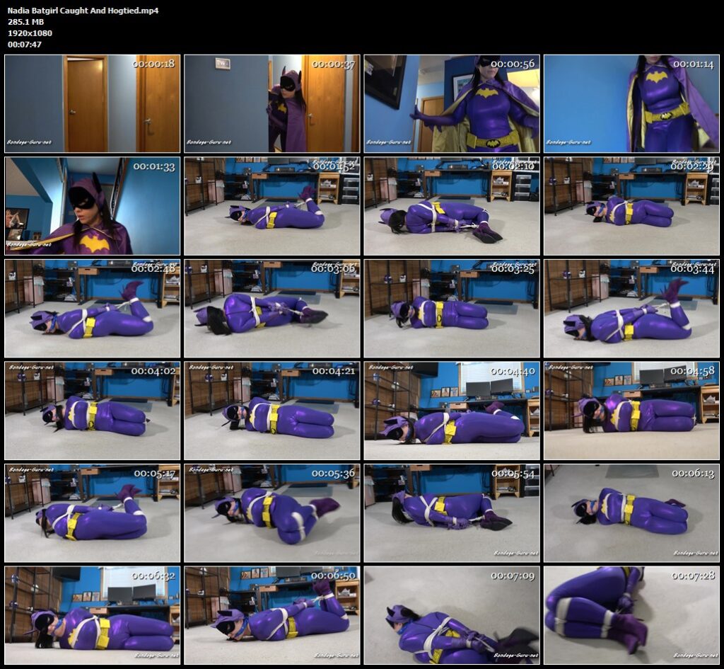 Nadia Batgirl Caught And Hogtied.mp4