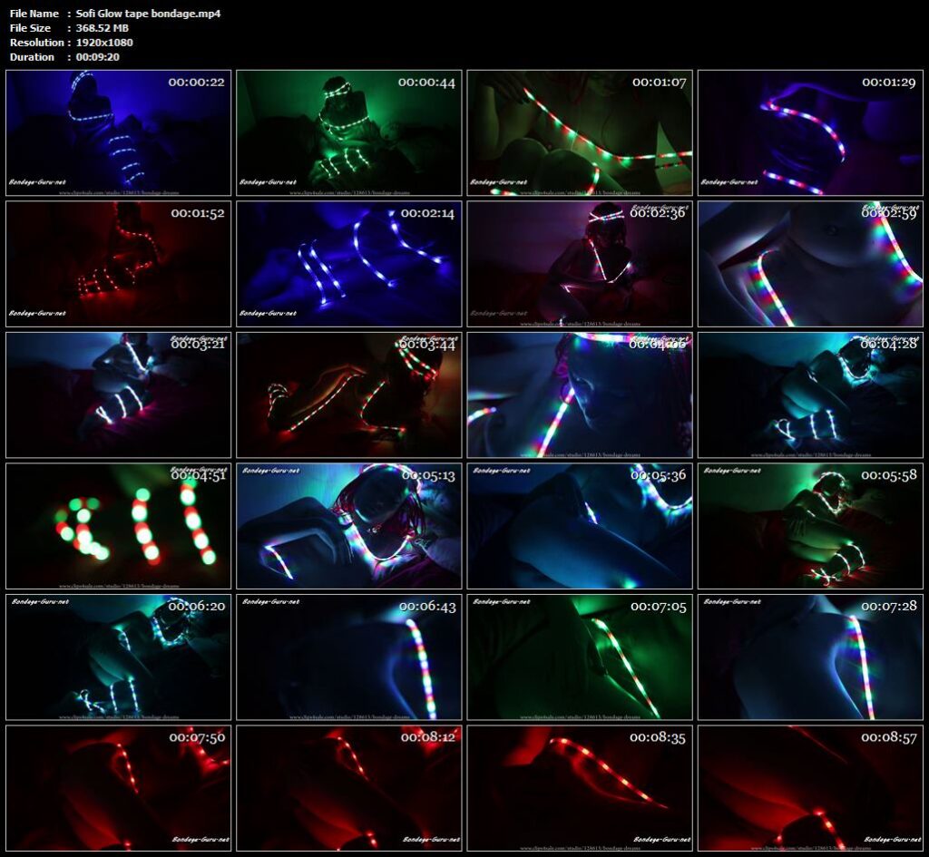 Sofi Glow tape bondage.mp4