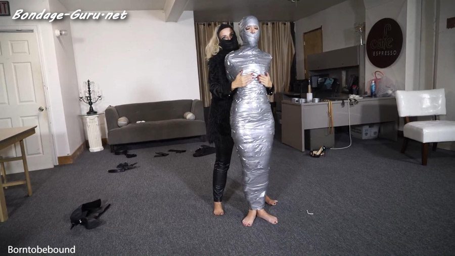 Bondage: JJ Plush, Born to be Bound - Taped up and dragged away in a body.....