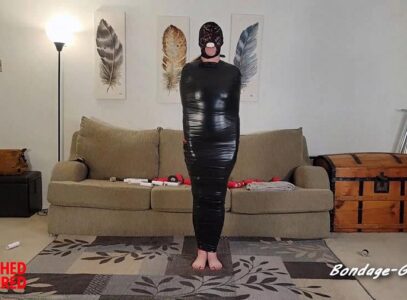 Cinched and Secured – Kerry’s Mummification Escape Challenge