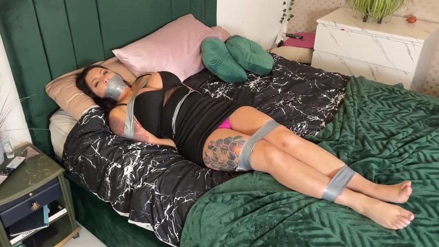 CapturedCurves Tied up on the bed getting fucked pov