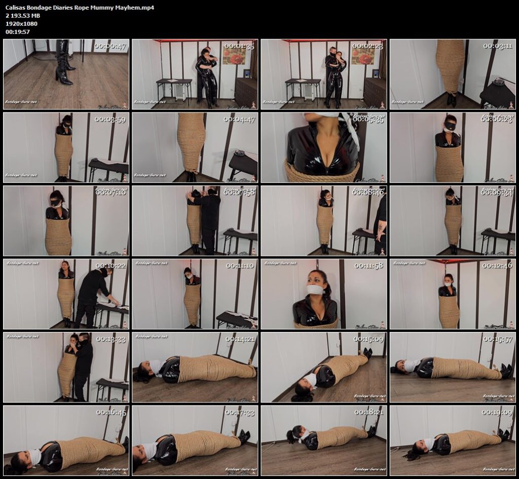 Calisas Bondage Diaries Rope Mummy Mayhem.mp4