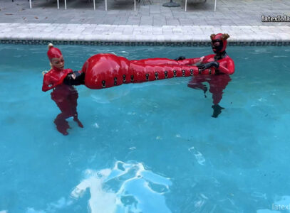 Miss Fetilicious – Heavy rubber bondage in Florida Part 2